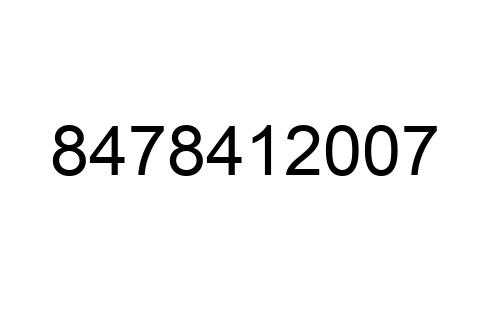 8478412007