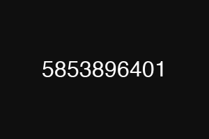 5853896401