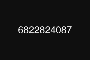 6822824087