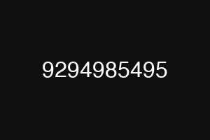 9294985495