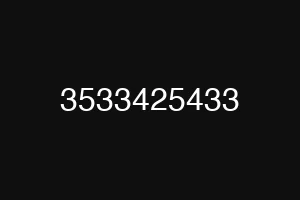 3533425433