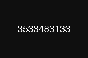 3533483133