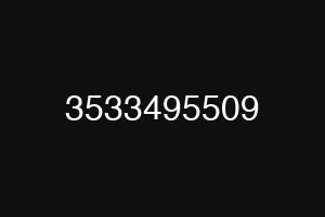 3533495509